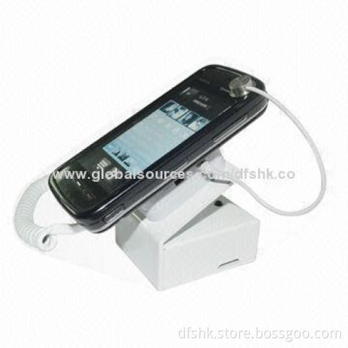 Cellphone Anti-shoplifting Display Holder with Alarm and Acrylic Label Frame, Charging Function